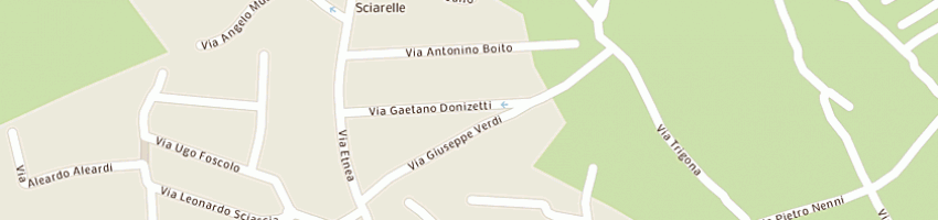 Mappa della impresa longo santo a PEDARA
