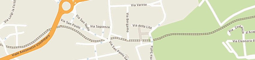Mappa della impresa target srl a CATANIA