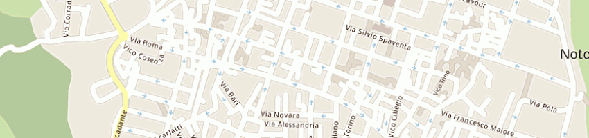 Mappa della impresa maiolino corradina a NOTO