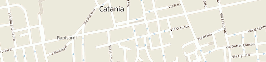 Mappa della impresa promoterziario srl a CATANIA
