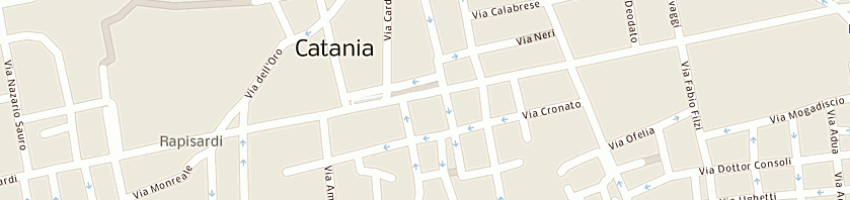 Mappa della impresa cirincione carni snc a CATANIA