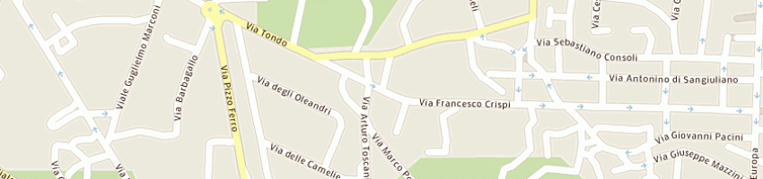 Mappa della impresa scuderi natale a TRECASTAGNI
