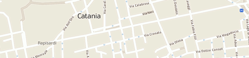 Mappa della impresa flli menza spa a CATANIA