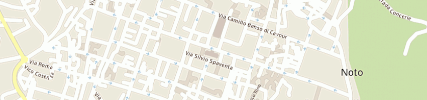 Mappa della impresa forze armate a NOTO