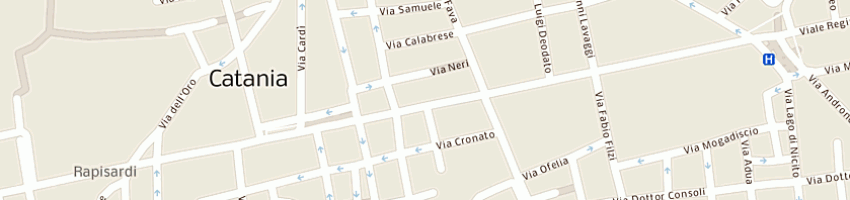 Mappa della impresa rigoletto sas di pietro santoro e c a CATANIA