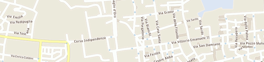 Mappa della impresa municipio di catania a CATANIA