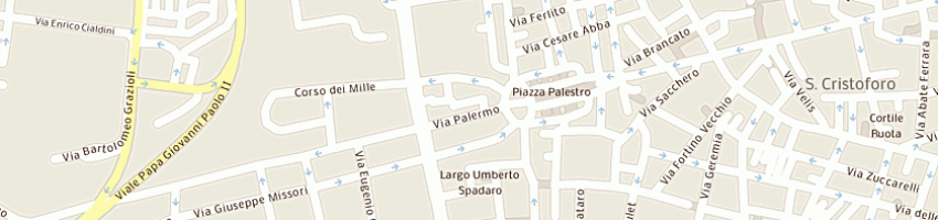 Mappa della impresa linfanti doriana a CATANIA