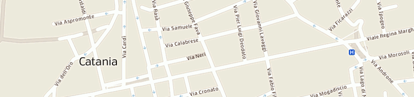 Mappa della impresa siram a CATANIA