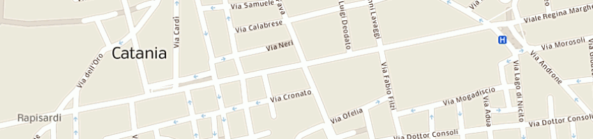 Mappa della impresa panificio la farina ferdinando a CATANIA