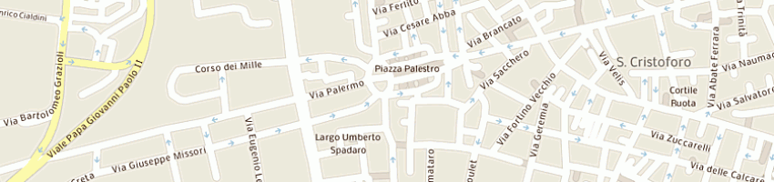 Mappa della impresa chiesa cattolica parrocchiale sacro cuore al fortino a CATANIA