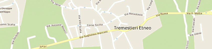 Mappa della impresa fisichella alfio a TREMESTIERI ETNEO