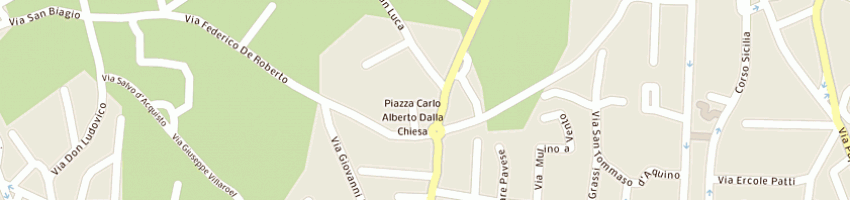 Mappa della impresa pretura a TRECASTAGNI