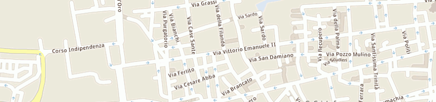 Mappa della impresa istituto incremento ippico a CATANIA