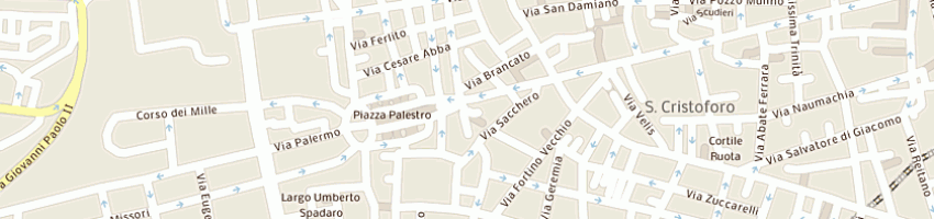Mappa della impresa associazione sportiva vecchio frac catania a CATANIA