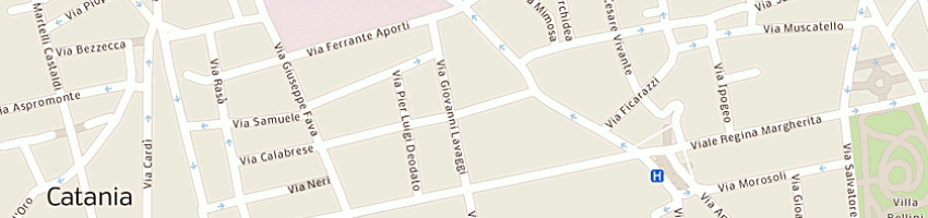 Mappa della impresa sirchia domenico a CATANIA