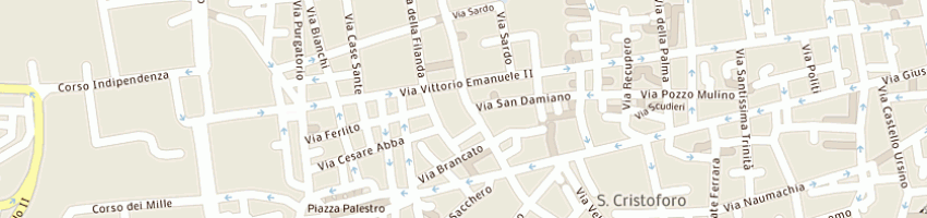 Mappa della impresa pastorelli aldo a CATANIA