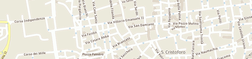 Mappa della impresa pusillico filippo a CATANIA