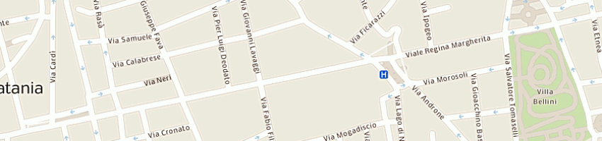 Mappa della impresa bellia salvatore a CATANIA