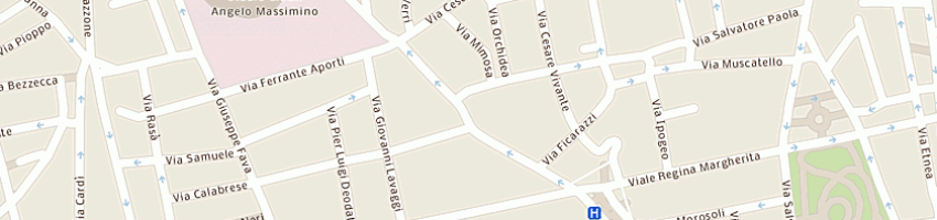 Mappa della impresa ursino lina a CATANIA