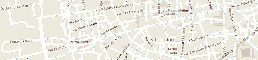 Mappa della impresa confedil srl a CATANIA