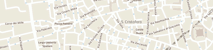 Mappa della impresa bonanno massimo a CATANIA