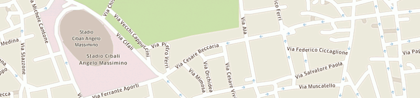 Mappa della impresa bruno giuseppe a CATANIA