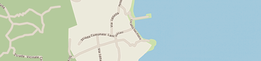 Mappa della impresa albergo la piazza (srl) a LIPARI