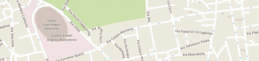 Mappa della impresa phone center srl a CATANIA