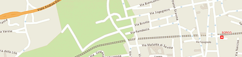 Mappa della impresa malafarina rosario a CATANIA