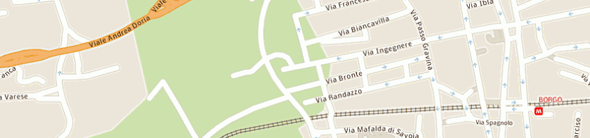 Mappa della impresa matec sud sas di lombardo giovanni e c a CATANIA