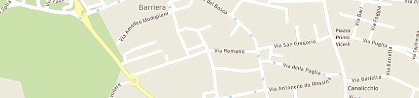 Mappa della impresa marcedone alberto a CATANIA