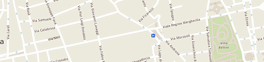 Mappa della impresa crisafi antichita' di coco melissa a CATANIA