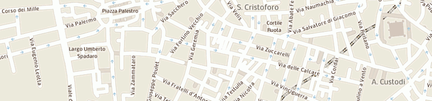 Mappa della impresa diana salotti center srl a CATANIA