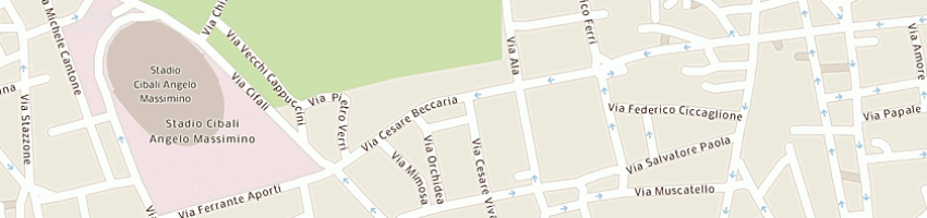 Mappa della impresa comis gaetano a CATANIA