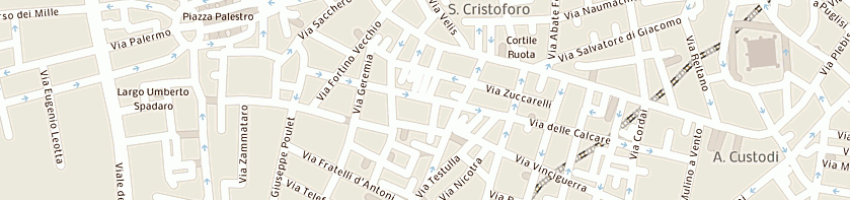 Mappa della impresa mandanici a CATANIA