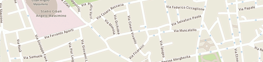 Mappa della impresa unisid srl a CATANIA