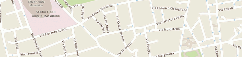 Mappa della impresa uisp unione itsportiva popolare a CATANIA
