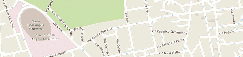 Mappa della impresa pappa e cuccia di rando maria a CATANIA