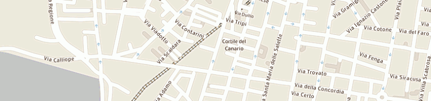 Mappa della impresa predico rosario e d'alessandro giuseppe a CATANIA