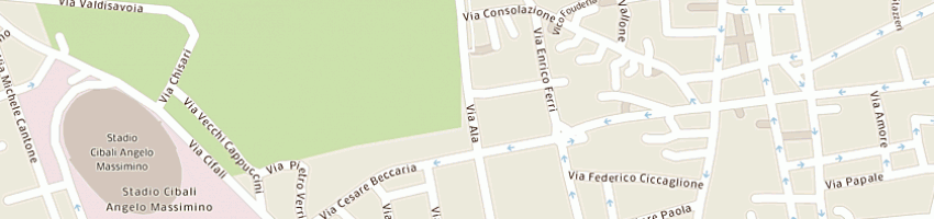 Mappa della impresa rcf di forzese felice a CATANIA