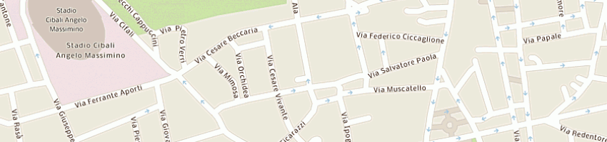 Mappa della impresa panebianco raffaele a CATANIA