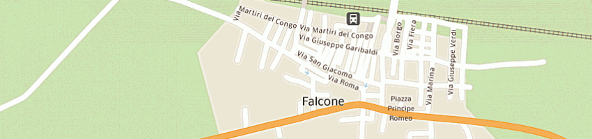 Mappa della impresa arredamenti pirri e munafo' srl a FALCONE