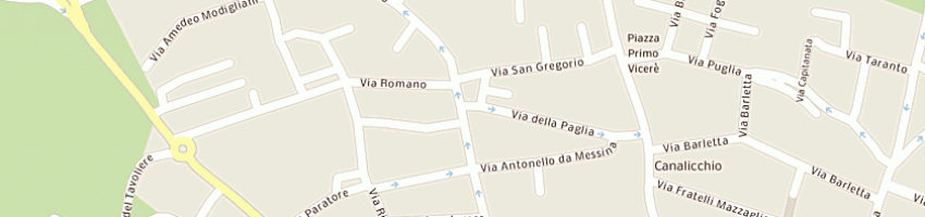 Mappa della impresa panificio flli ranno (snc) a CATANIA