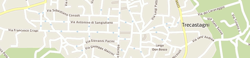 Mappa della impresa l'aroma del caffe' di russo giuseppa anotnina a TRECASTAGNI
