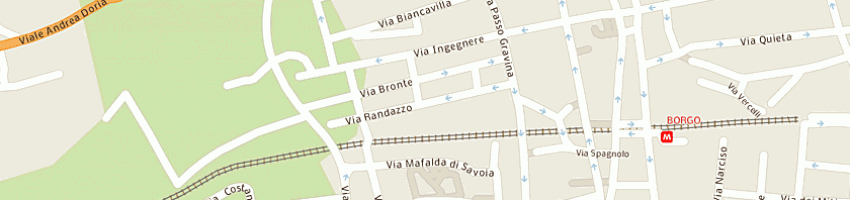 Mappa della impresa proiettimmobiliare di gaetano proietto a CATANIA