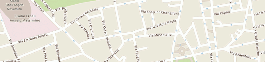Mappa della impresa ministero di grazia e giustizia a CATANIA