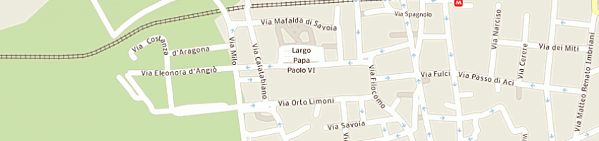 Mappa della impresa rcf di cordovana francesco e c sas a CATANIA