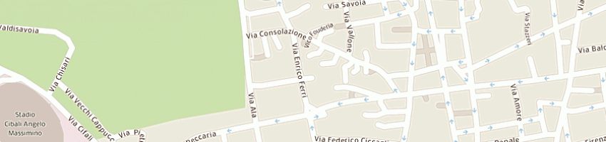 Mappa della impresa montoro parrucchieri a CATANIA