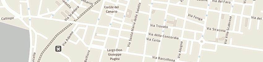 Mappa della impresa guglielmino fabio a CATANIA