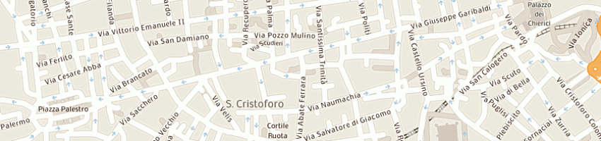 Mappa della impresa privitera lino a CATANIA